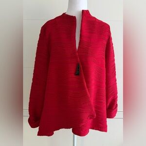 Elegant Red Women's Jacket